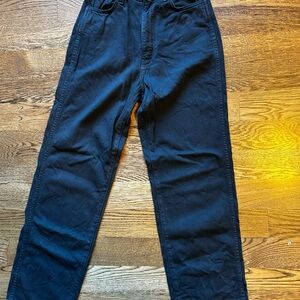 OZMA Charcoal High-Waisted Pants